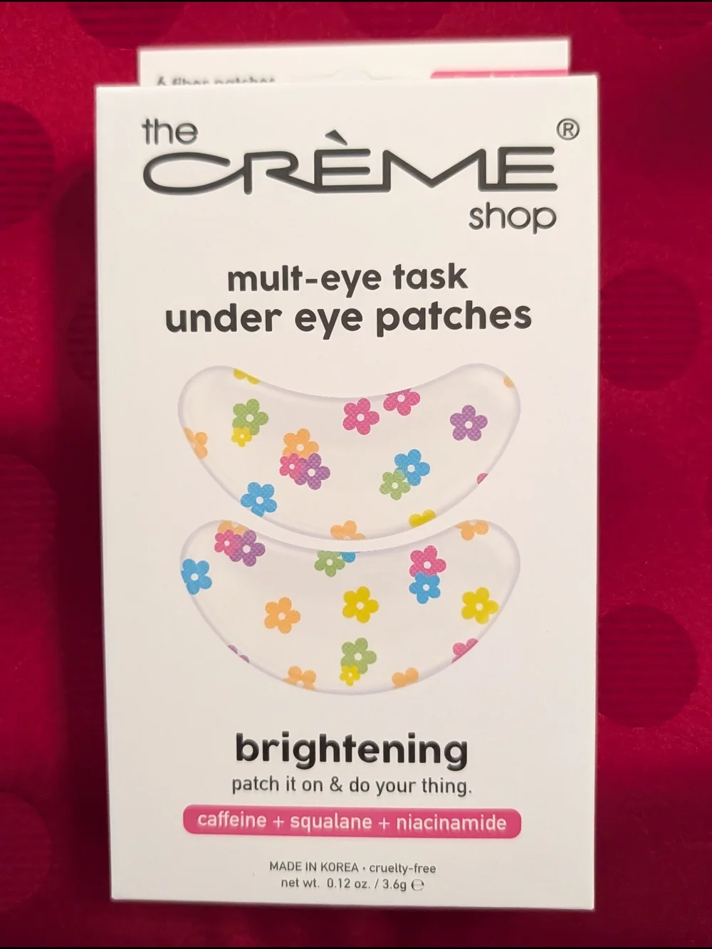 The Crème Shop Brightening Mult-Eye Task Under Eye Patches - Box Of 3 Pairs